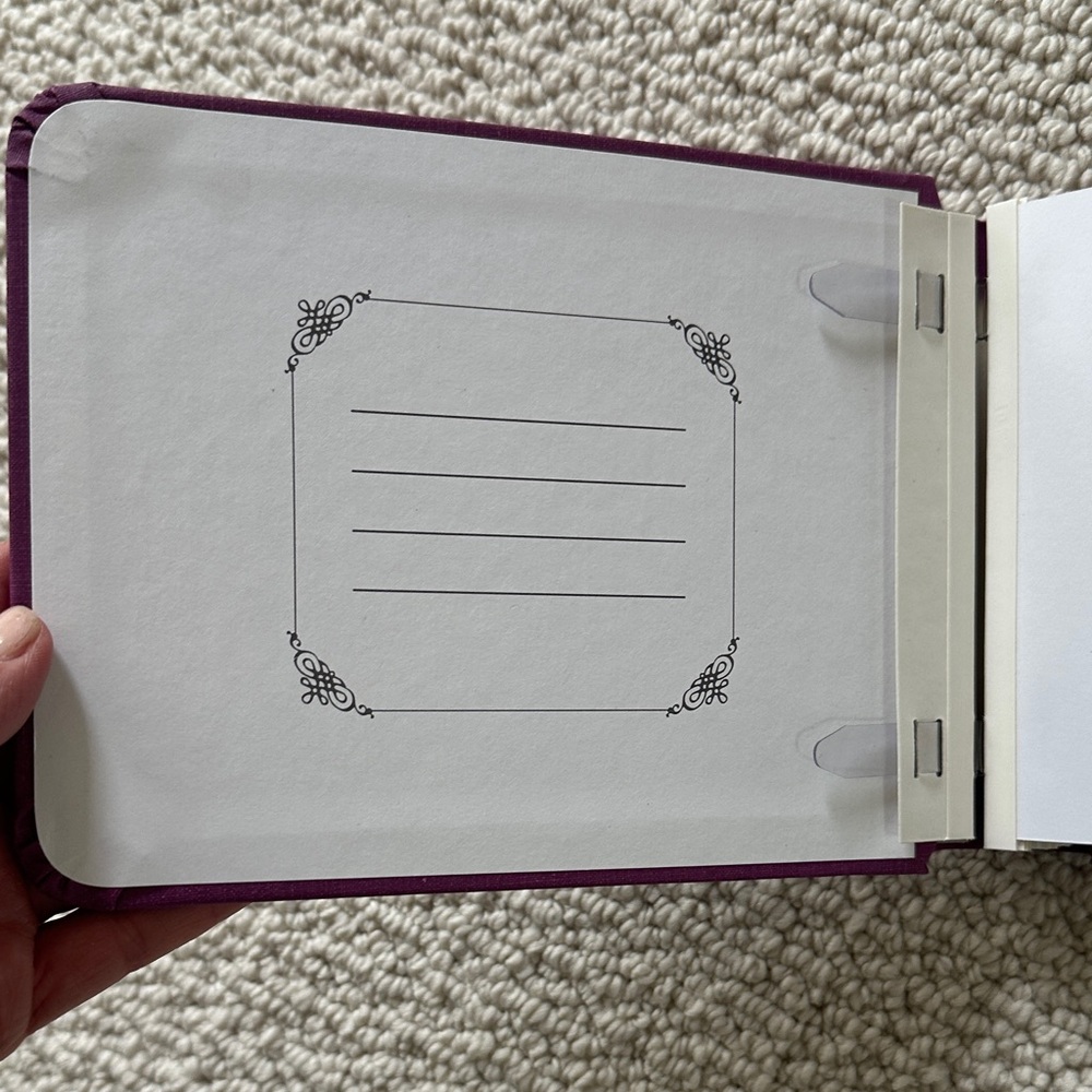 Creative Memories Magenta and Gold Hardcover Scrapbook. - Picture 3 of 7